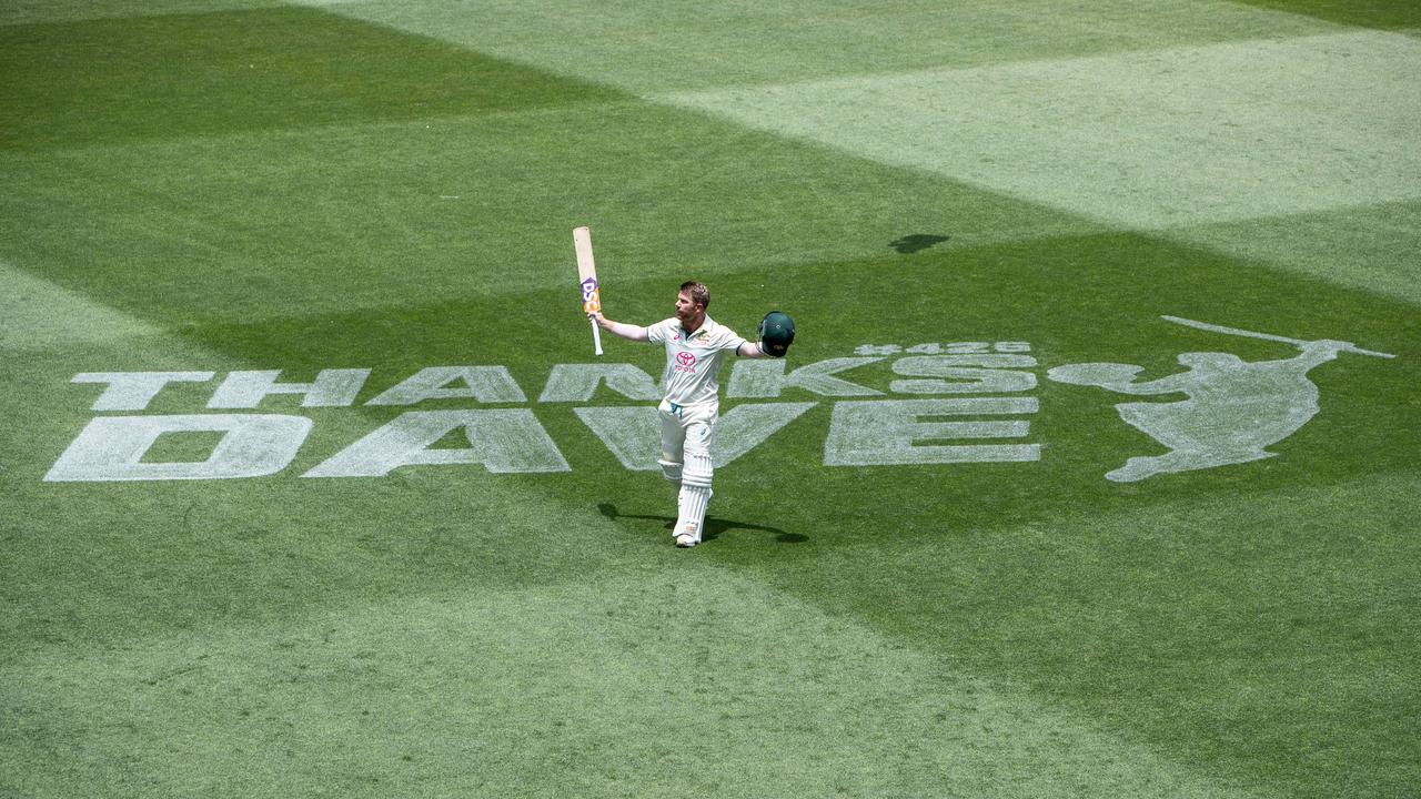 Warner will return to his home ground on Friday night for the Big Bash via helicopter. Picture: Julian Andrews