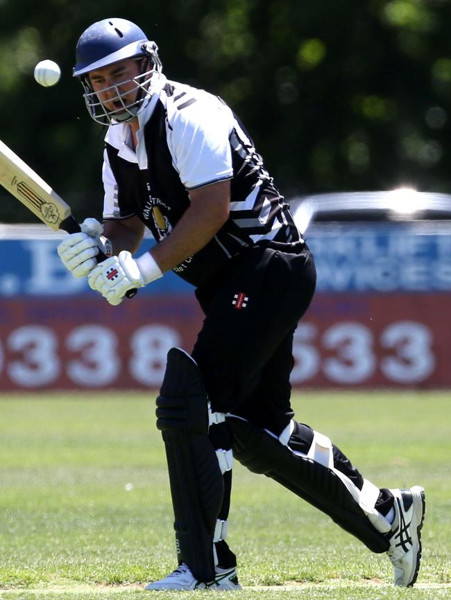 Wallan batter Bryan Vance. Picture: Stuart Milligan