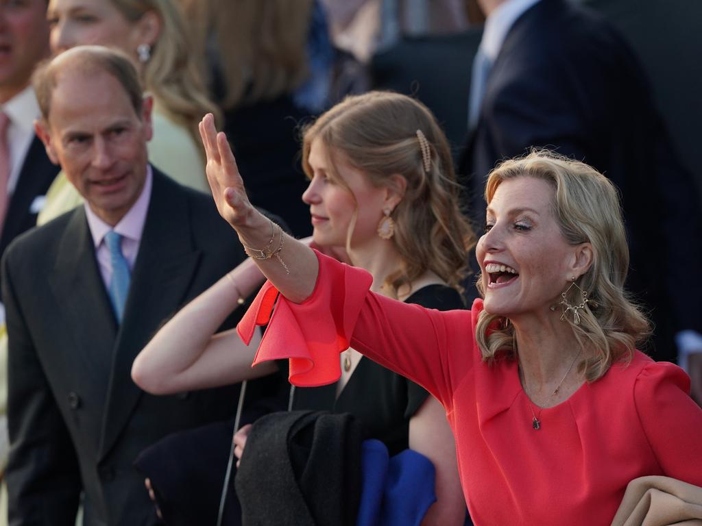 From left, The Duke of Edinburgh, Lady Louise Windsor and the Duchess of Edinburgh. Picture: PA Wire