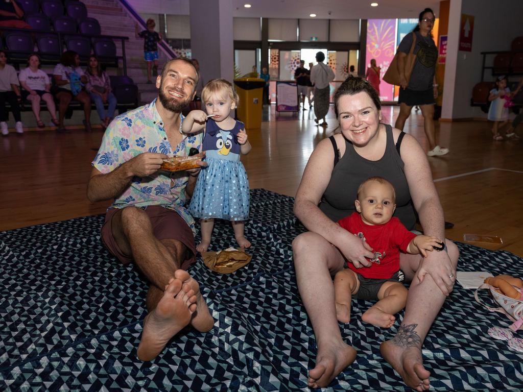 Burley family at the Festival of Us, held at the Marrara Indoor Stadium on Australia Day, January 26, 2025. Picture: Pema Tamang Pakhrin