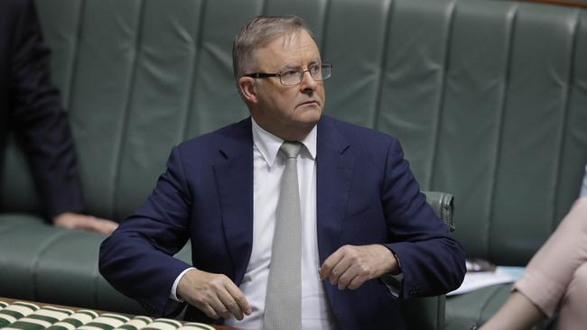 Opposition Leader Anthony Albanese says people should be respected whatever work they do, from coal mining to IT. Picture: Sean Davey.