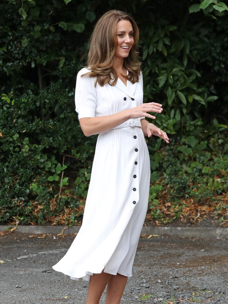 She went to the charity event in a designer $3350 Suzannah dress but no one batted an eyelid. Picture: Chris Jackson/AFP