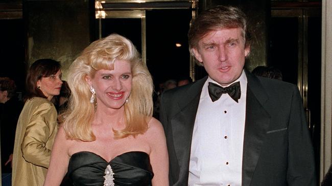 Donald Trump and Ivana in 1989. Picture: AFP/ Swerzey.