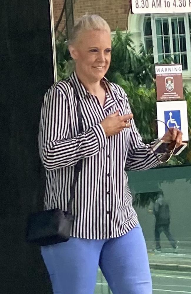 Amy Louise Taylor, 38, leaving the Brisbane Magistrates Court on Monday, November 28.