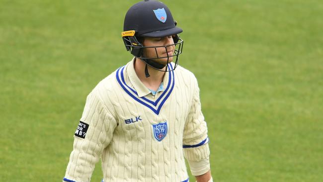 Daniel Solway during the Sheffield Shield last year.