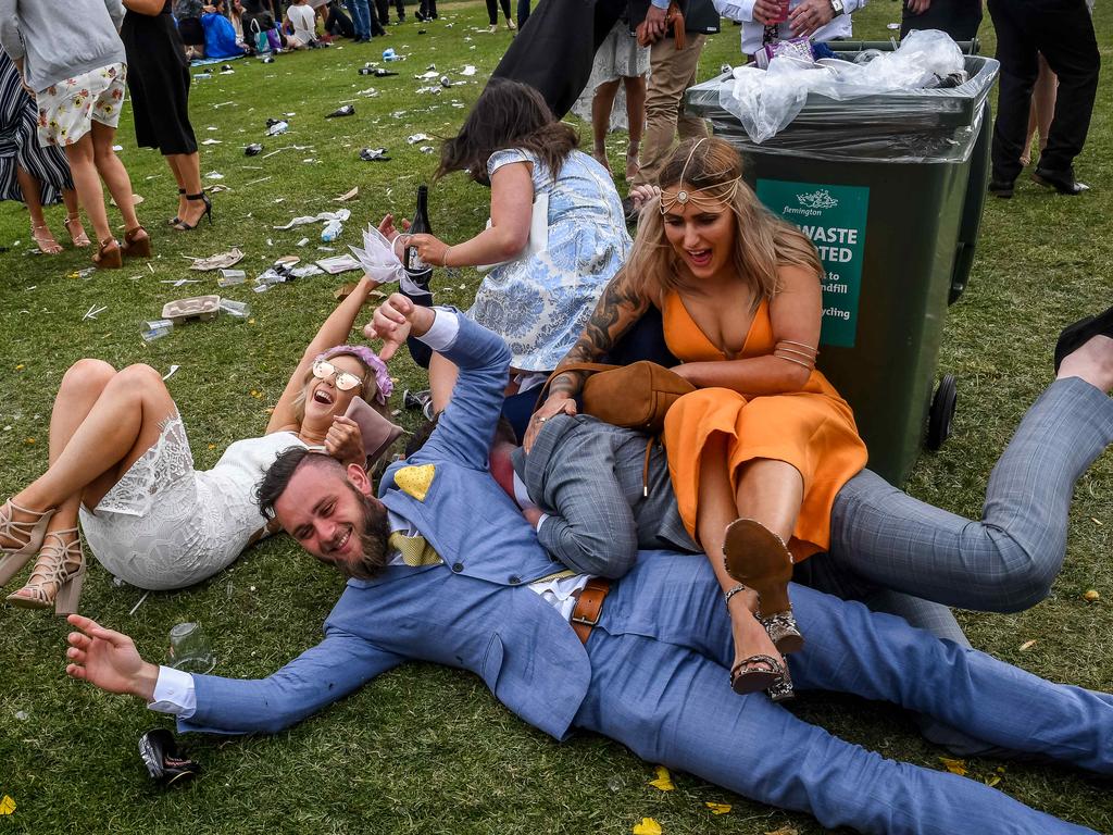 Past Melbourne Cup Worst Drunk Disorderly Racegoers Gallery The Advertiser