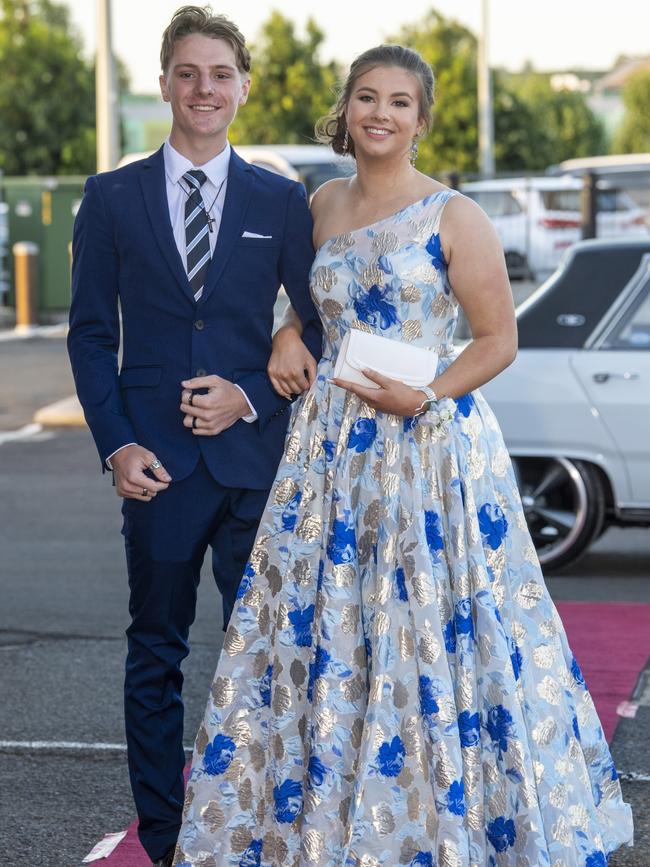 Tim Bonell and Chloe Biggar. St Ursula's College formal. Friday. 20th Nov 2020