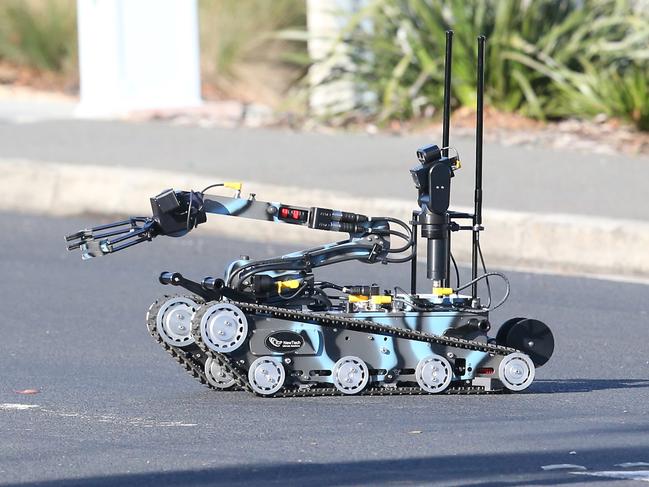 Bomb disposal robots cannot always be used in tricky situations. Picture: Nikki Davis-Jones