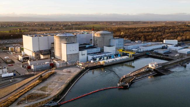 The 43-year-old Fessenheim nuclear power plant France is currently being shut down. Picture: Sebastien Bozon/AFP