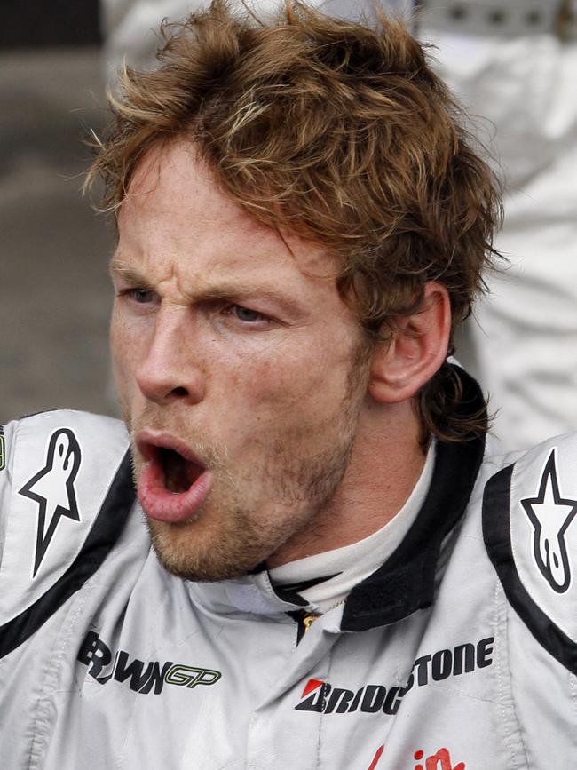 Jenson Button won the championship in a fairytale season. (AP Photo/Luca Bruno)