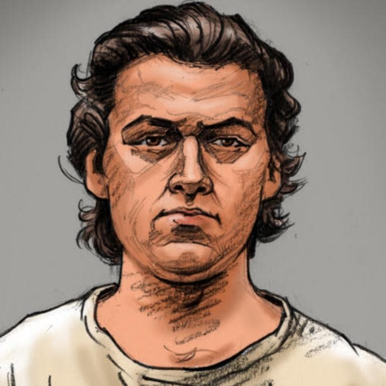 Patrick Orren Stephenson is accused of murdering Samantha Murphy. Court sketch: Paul Tyquin