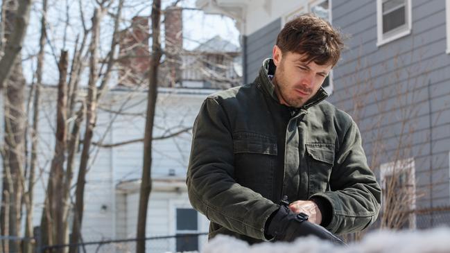 Casey Affleck in a scene from film Manchester By the Sea.