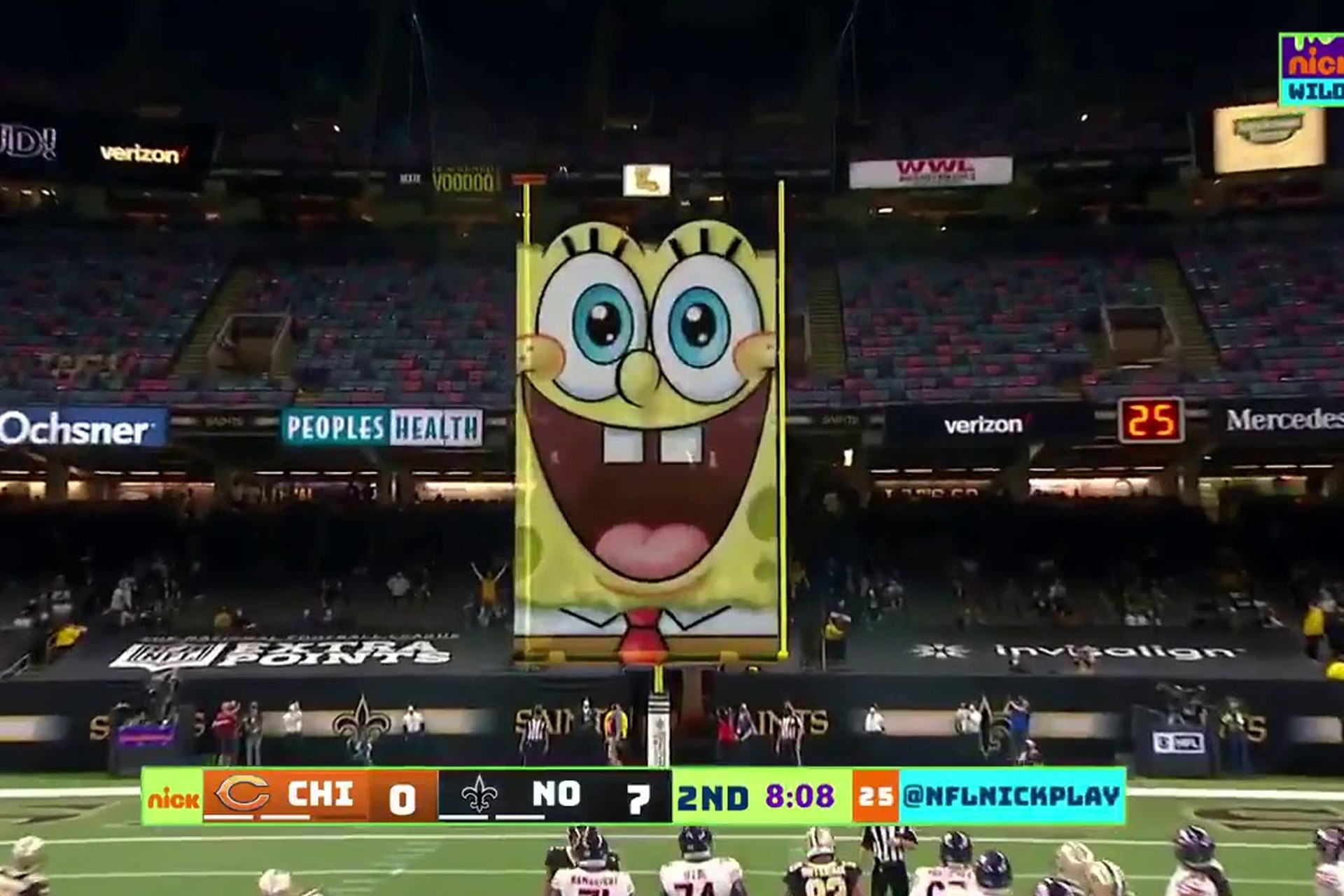 Bears-Saints on Nickelodeon: A “Nick-i-fied” experience, and what