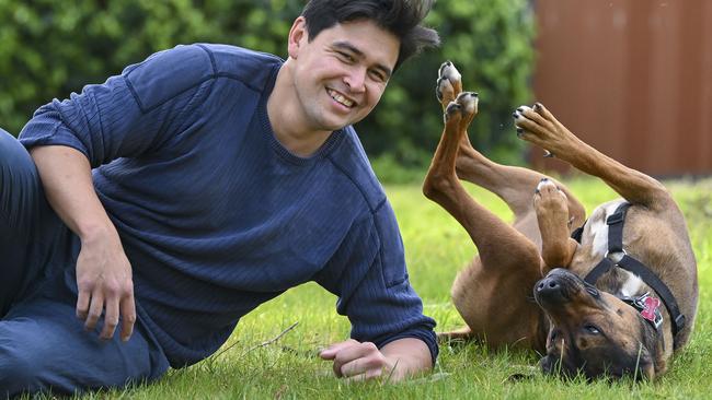 Michael Fiegert always tries to give “Wally” the best available food. Picture: Mark Brake