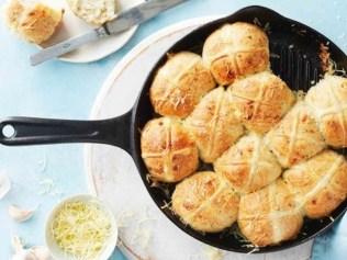 These hot cross buns have a savoury twist