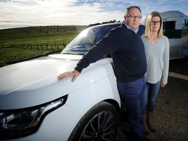 James and Sally Morphy are calling for a strengthening of the consumer protection law. Picture: Andrew Henshaw