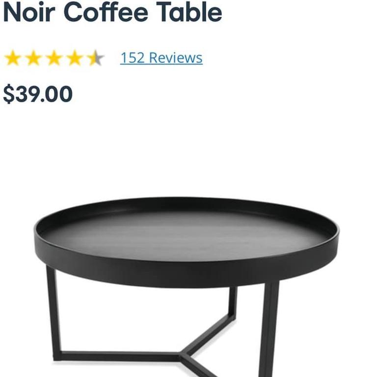 Kmart coffee deals table