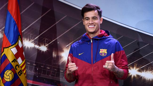 Philippe Coutinho unveiled as Barcelona’s new record signing: Seals ...