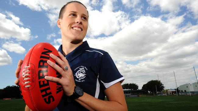 Afl Womens Aflw Emma Zielke Comes From Rugby Heartland To Be The Brisbane Lions Aflw Captain