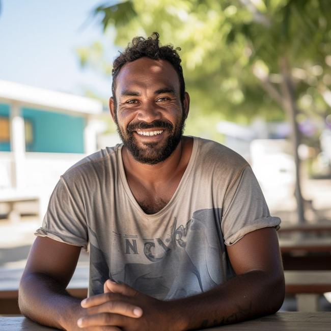 Thursday Island Man generated by AI