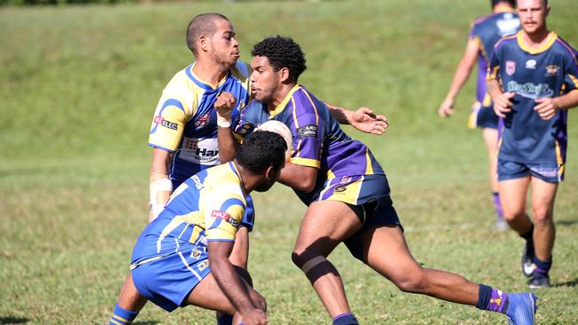 2019 Cairns and District Rugby League (CDRL) match between Cairns Kangaroos and Edmonton Storm at Vico Oval. Storm's Sterling Nona. PICTURE: STEWART MCLEAN