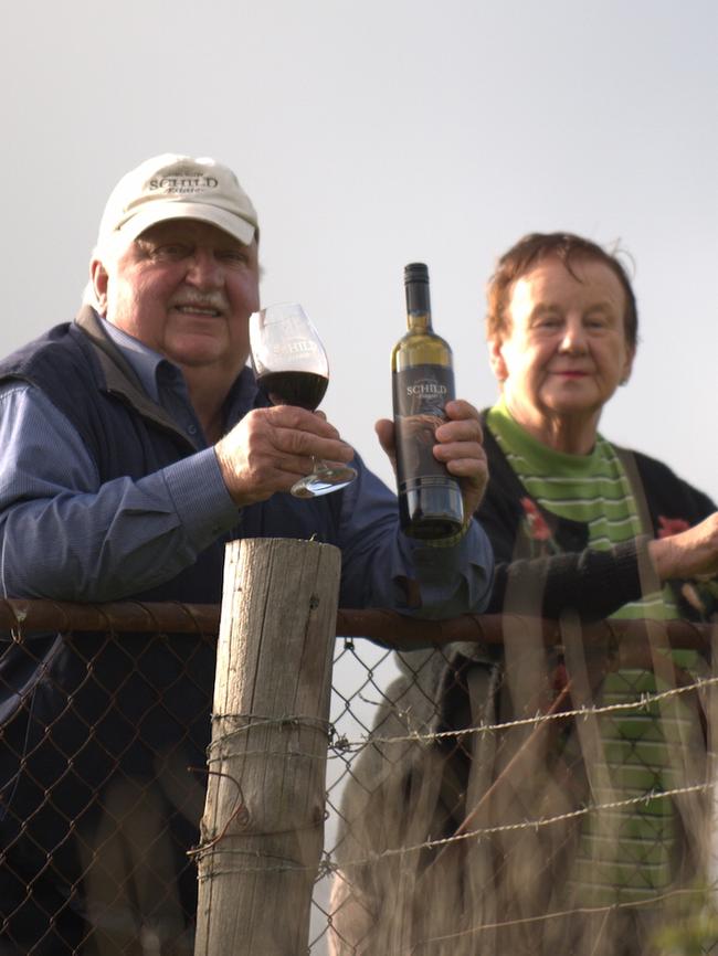 Ed Schild with wife Lorraine.