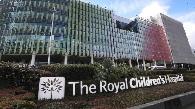 A Covid case attended the Royal Children’s Hospital. Picture: David Crosling