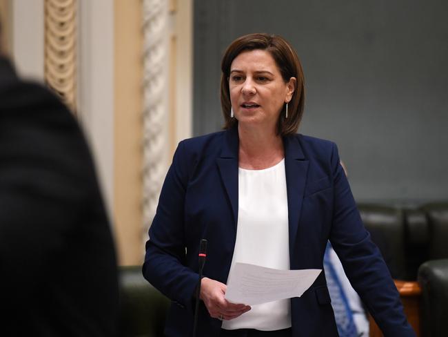 According to a Courier Mail survey, 47 per cent of Queenslanders said they trusted Opposition Leader Deb Frecklington. Photo: NCA NewsWire / Dan Peled