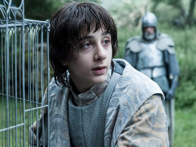 Robin Arryn, the weedy little son of Lyssa Arryn, would technically be in command of the Knights of the Vale after Littlefinger’s death. Picture: Supplied