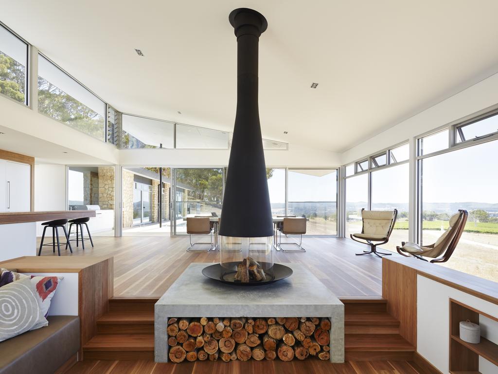 Grass Trees (interior), by Max Pritchard Gunner Architects: 2016 SA Architecture Awards winner for new houses. Picture: Sam Noonan