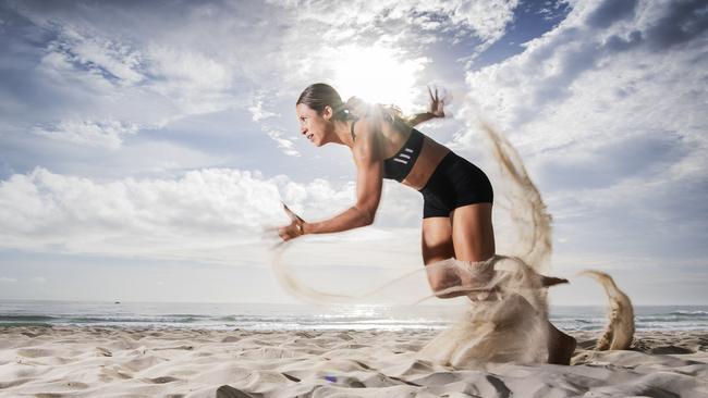 Gold Coast surf lifesaver Bree Masters. Picture: CAVAN FLYNN