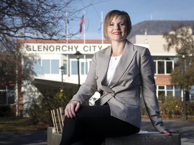 Acting Glenorchy mayor Bec Thomas. Picture: Chris Kidd