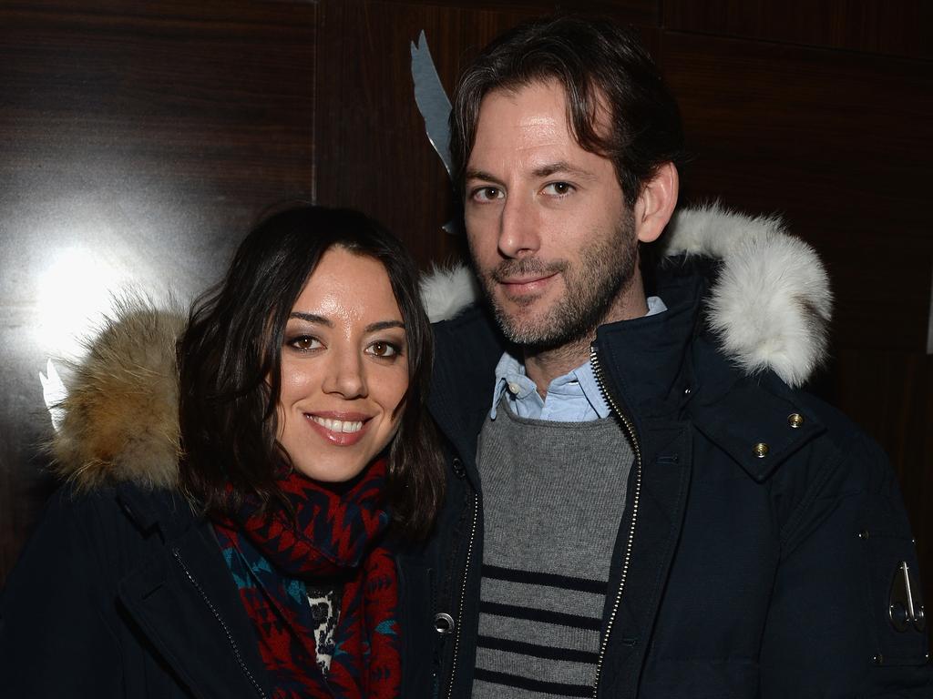 Actress Aubrey Plaza has broken her silence days after the death of her husband, director Jeff Baena. Picture: Jamie McCarthy/Getty Images