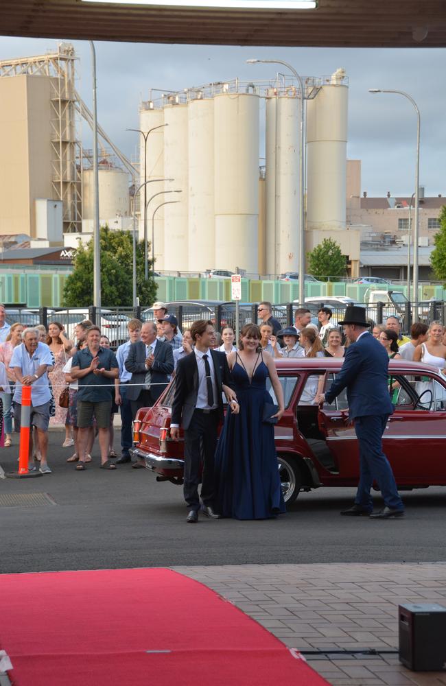 Toowoomba school formals. At the 2023 St Ursula's College formal is graduate Katie Lipp with her partner Cooper Schulz. Picture: Rhylea Millar