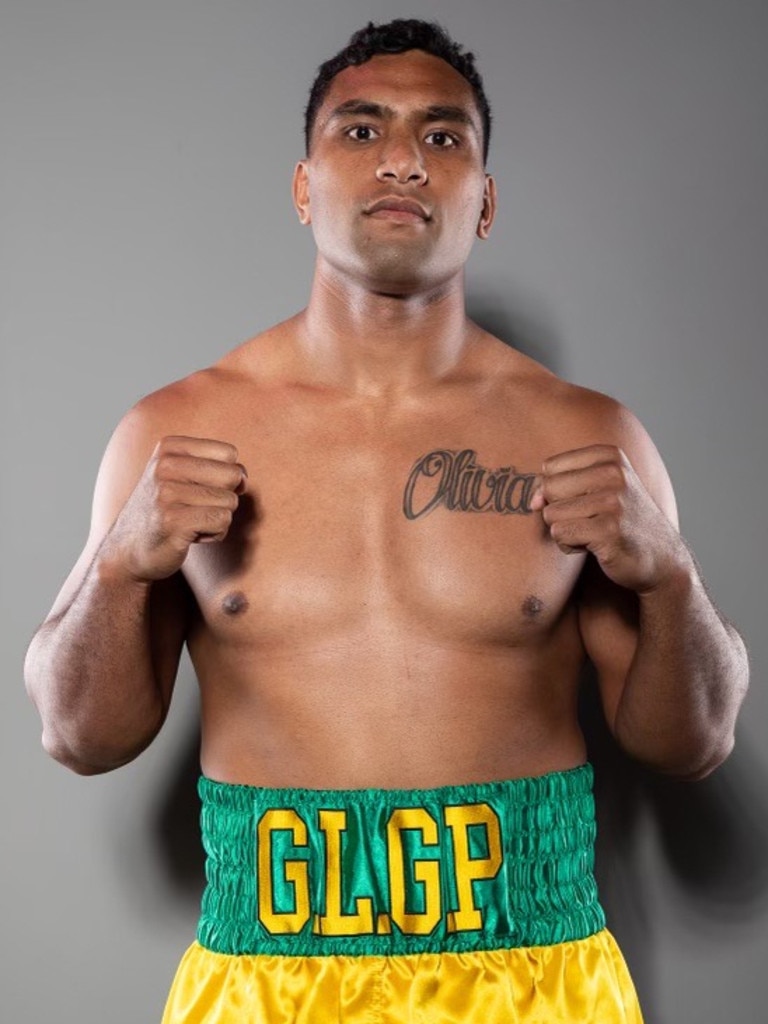 Tevita Pangai Jr will have the initials of his daughter on his boxing trunks when he makes his boxing debut this weekend.