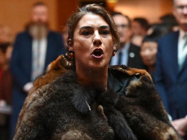 Victorian police have charged a 27-year old woman who allegedly assaulted Senator Lidia Thorpe outside an AFL game earlier this year.