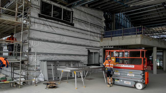 Classrooms are being built. Picture: Jerad Williams