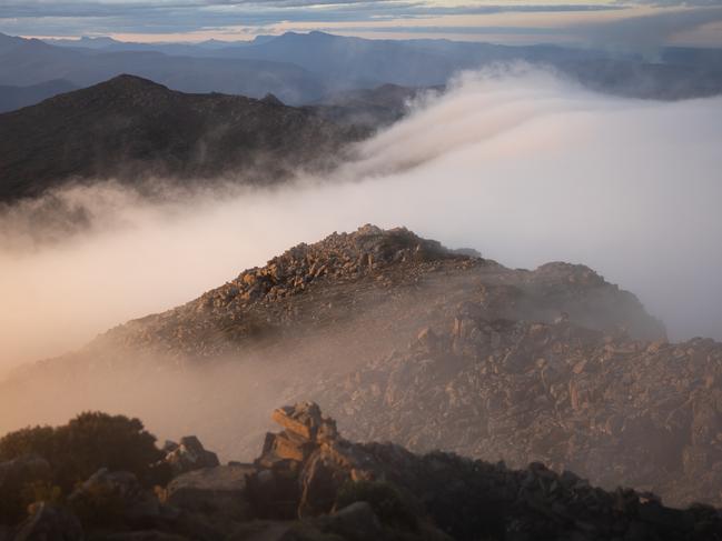 Hartz Mountains National Park has been shaped by ancient glaciers and offers visitors a window into TasmaniaÃ¢â‚¬Ã‚â„¢s remote and rugged south-west wilderness. YouÃ¢â‚¬Ã‚â„¢ll feel on top of the world as you gaze out at the seemingly endless mountain peaks, stretching towards TasmaniaÃ¢â‚¬Ã‚â„¢s southern coast.Credit: Jess Bondeescape7 march 2020cover story