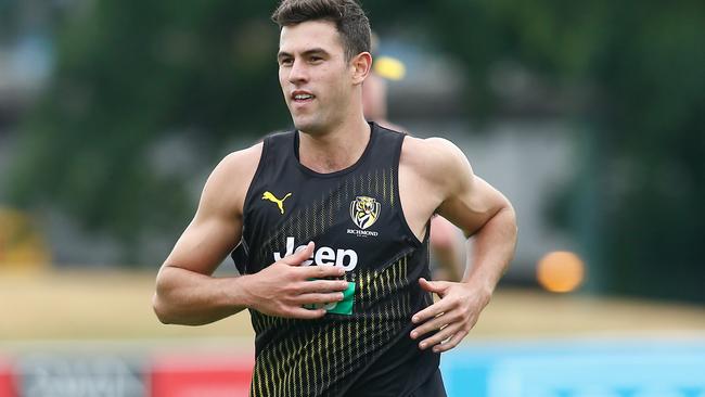 Richmond young gun Jack Graham at Punt Road. Picture: Richmond FC