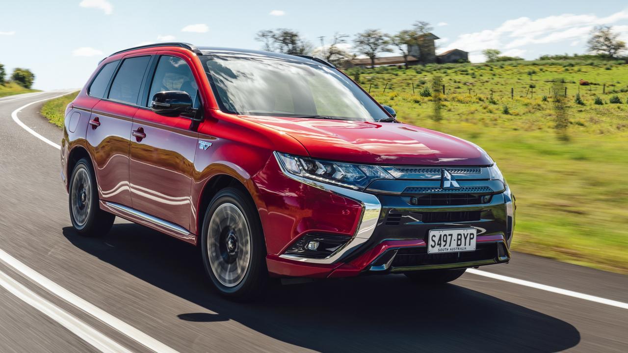 Acceleration from the hybrid Mitsubishi Outlander is fast and responsive.