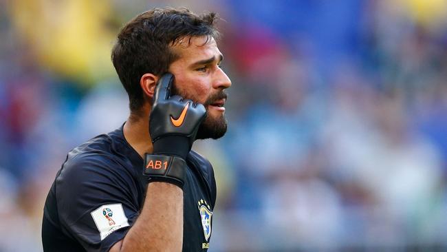 Brazil’s goalkeeper Alisson has left Roma for Liverpool