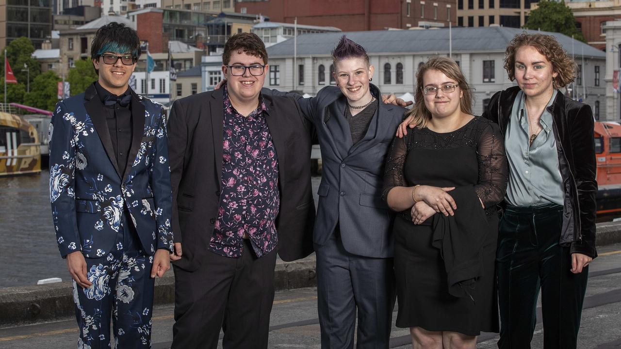 Hobart College leavers Dinner 2021 at the Hobart Function and Conference Centre. Picture: Chris Kidd