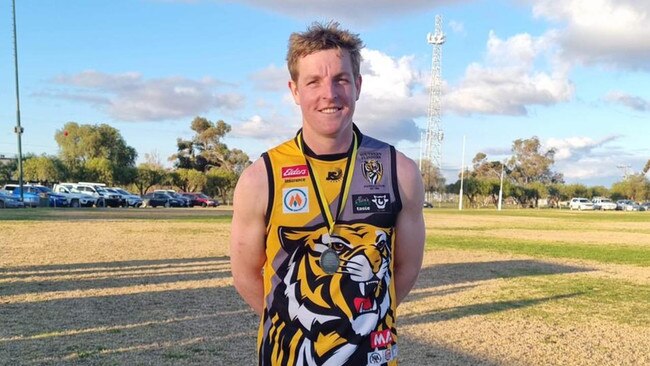 Southern Flinders half forward Shane Ballantyne has been a superstar in the Mid North yet again in 2022. Picture: Southern Flinders Football Club