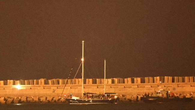 The Madleen has docked at the southern port of Ashdod after being intercepted by Israeli forces. Picture; AFP.