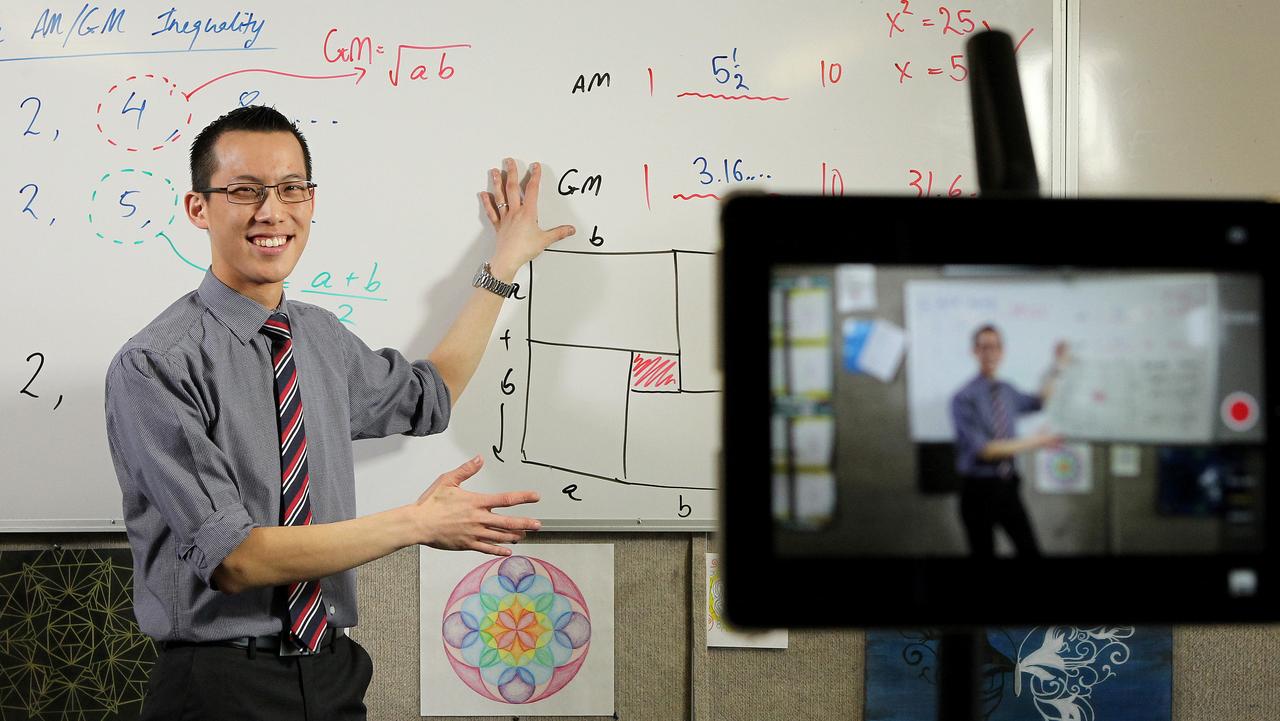 Eddie Woo, the head teacher of mathematics, at Cherrybrook Technology High School has started uploading his maths lessons to his YouTube channel Wootube.