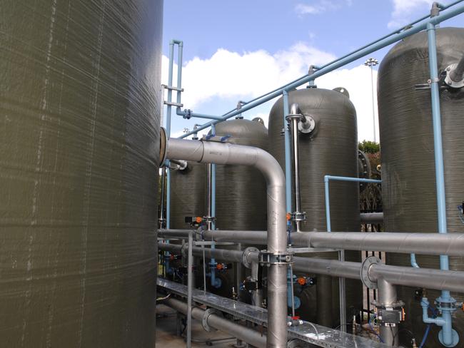 The recycled water treatment plant in Kincumber