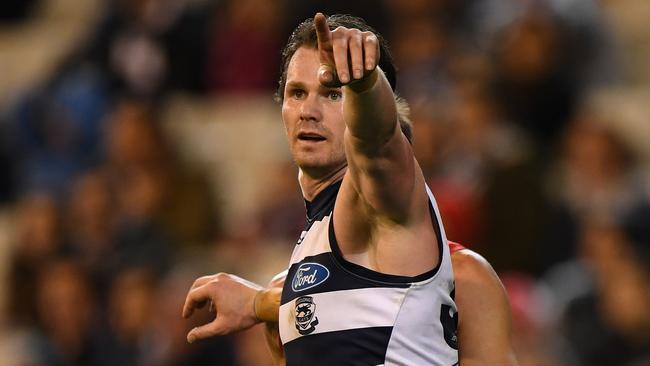 Patrick Dangerfield. (AAP Image/Julian Smith)