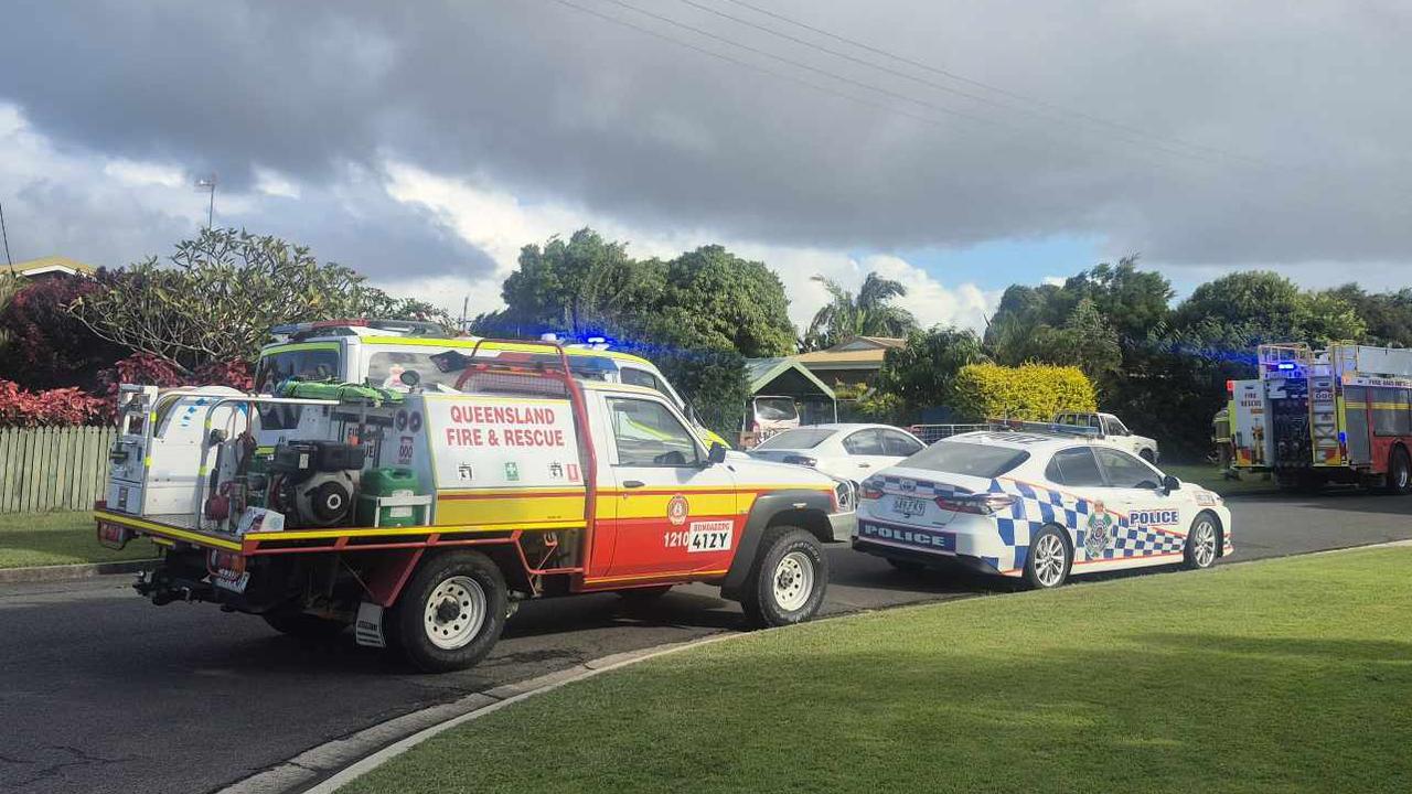 Fireys rush to Qld home amid reports of bedroom up in flames
