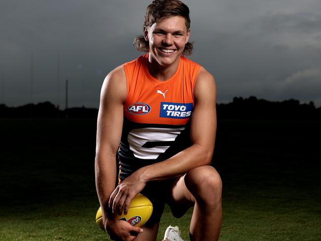 Why Giants rookie has ‘bittersweet’ AFL draft memories