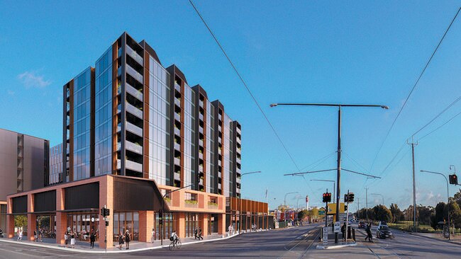 An artist’s impression of the Port Rd development.